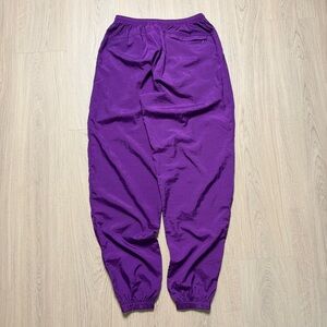 Vintage 90s Nike Nylon Swishy Unlined Trackies Womens Large 28 Violet Purple